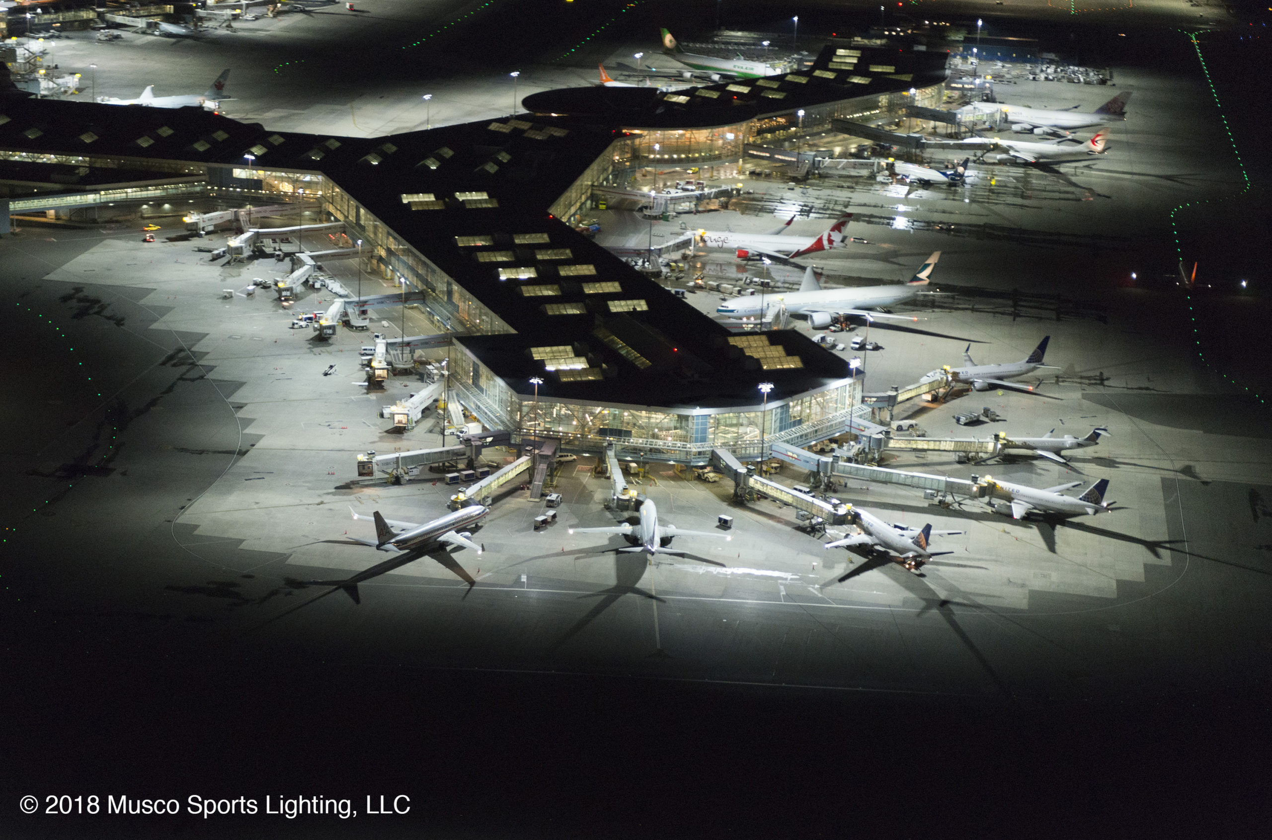 YVR Airport Apron LED Lighting Upgrades Binnie